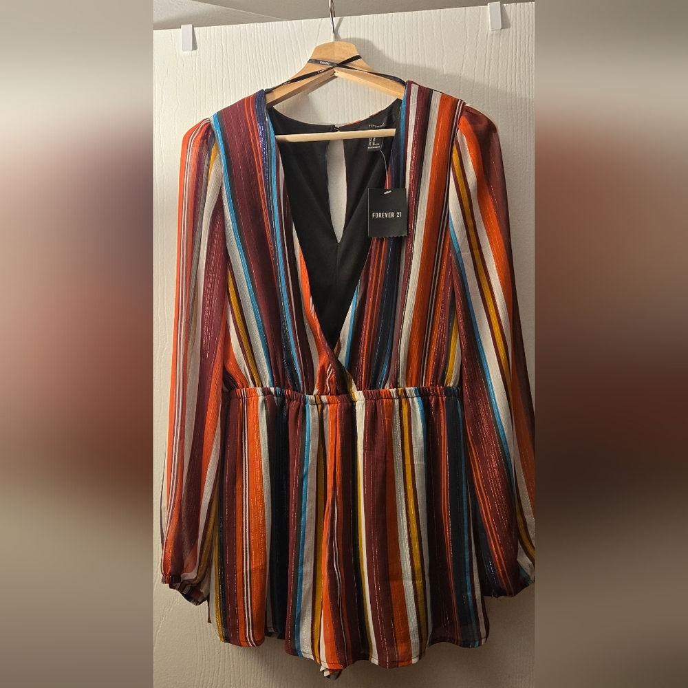 Forever 21 Multicolored Romper